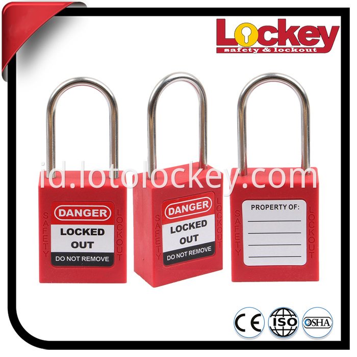 Thin Steel Shackle Padlock